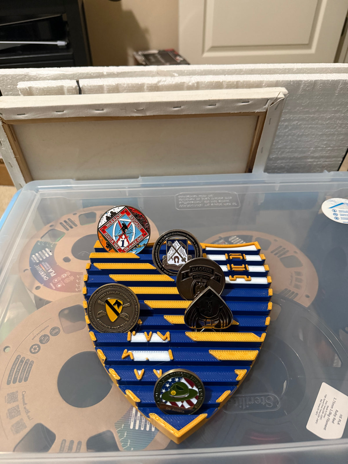 3-54 Infantry Coin Holder | Custom Challenge Coin Display