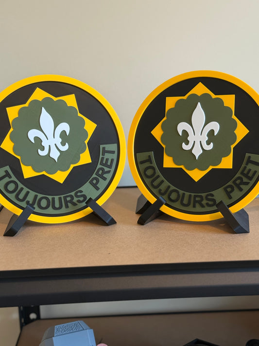 2nd Cavalry Regiment Patch Display