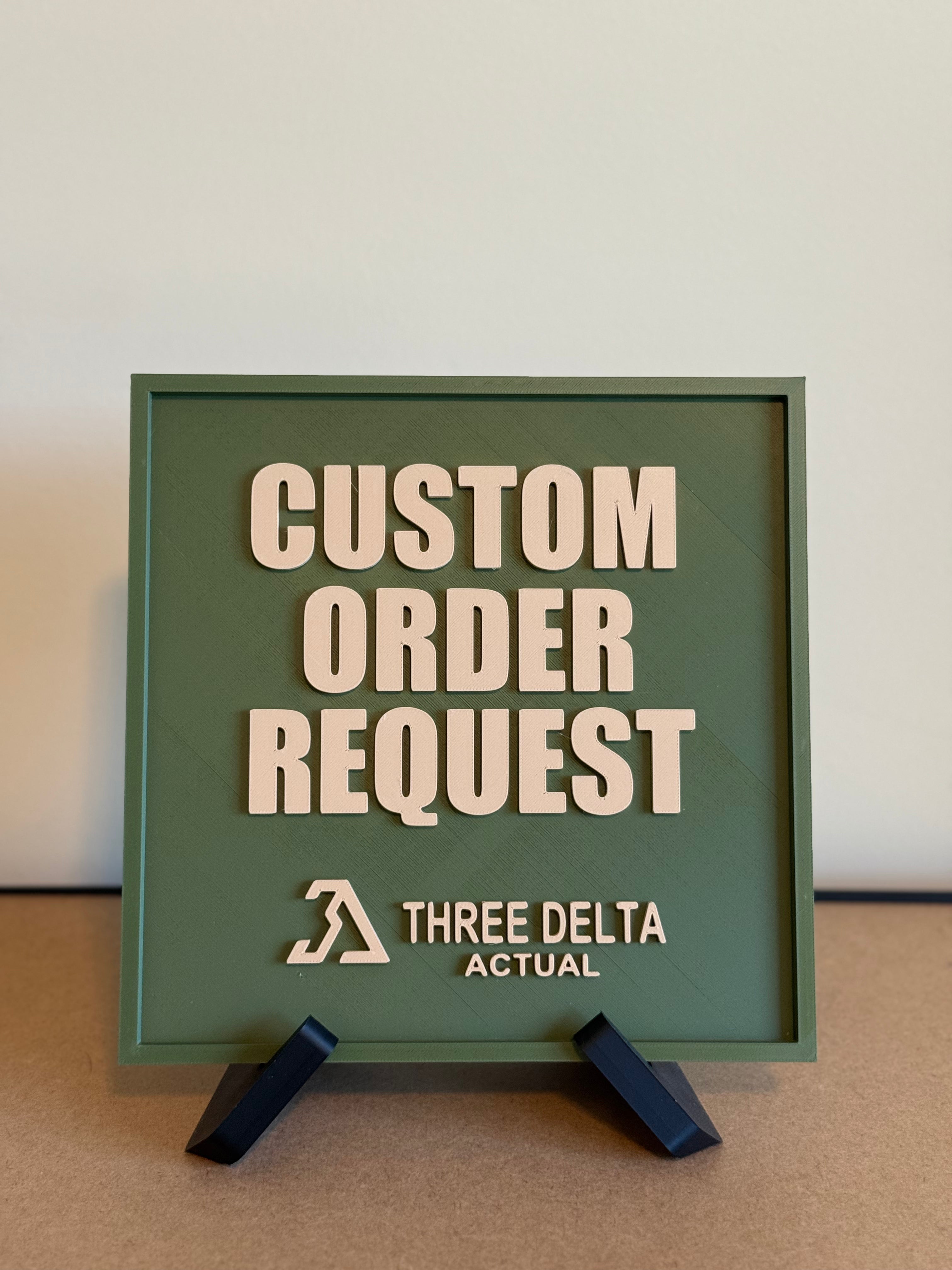 Requset A Costum Order