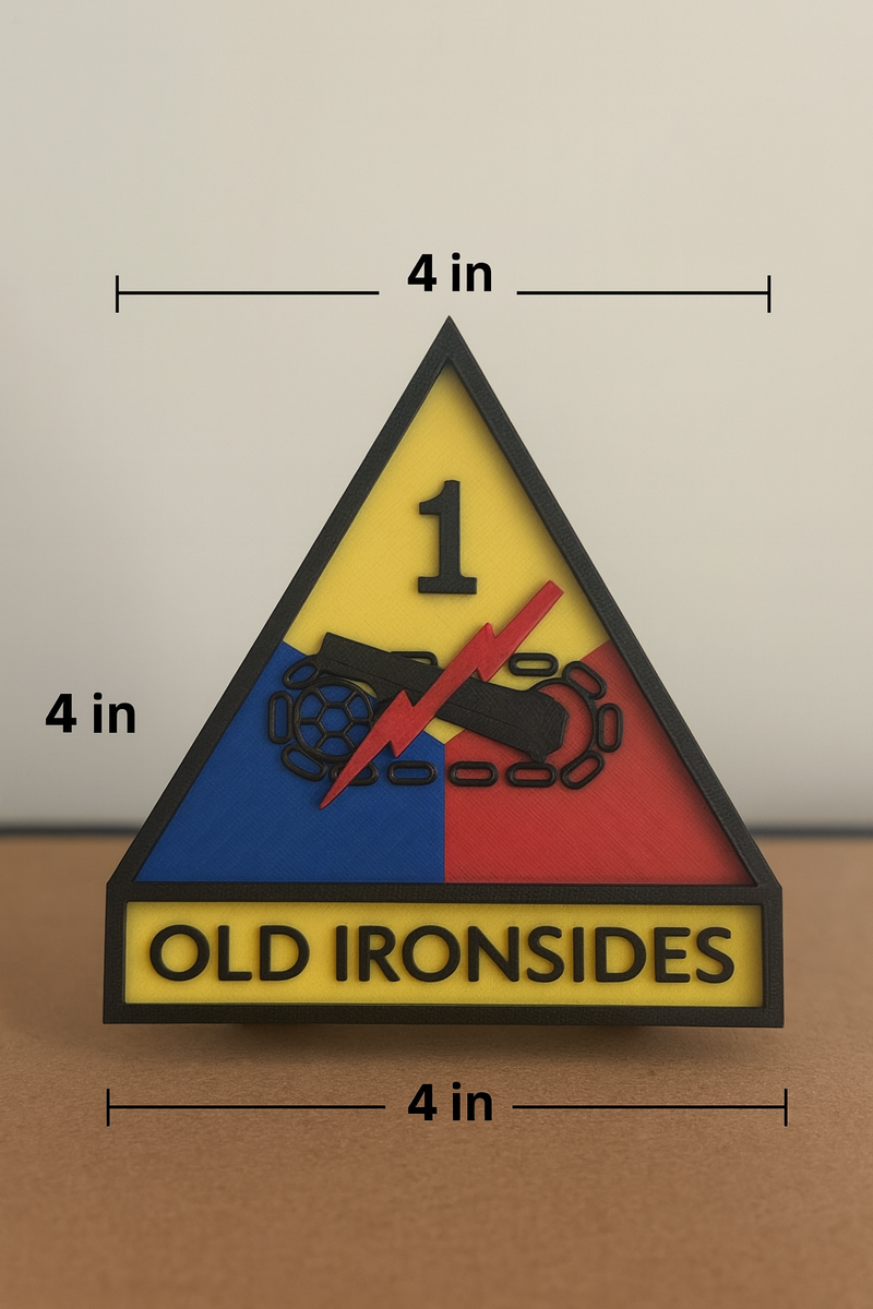 1st Armored Division Patch Display