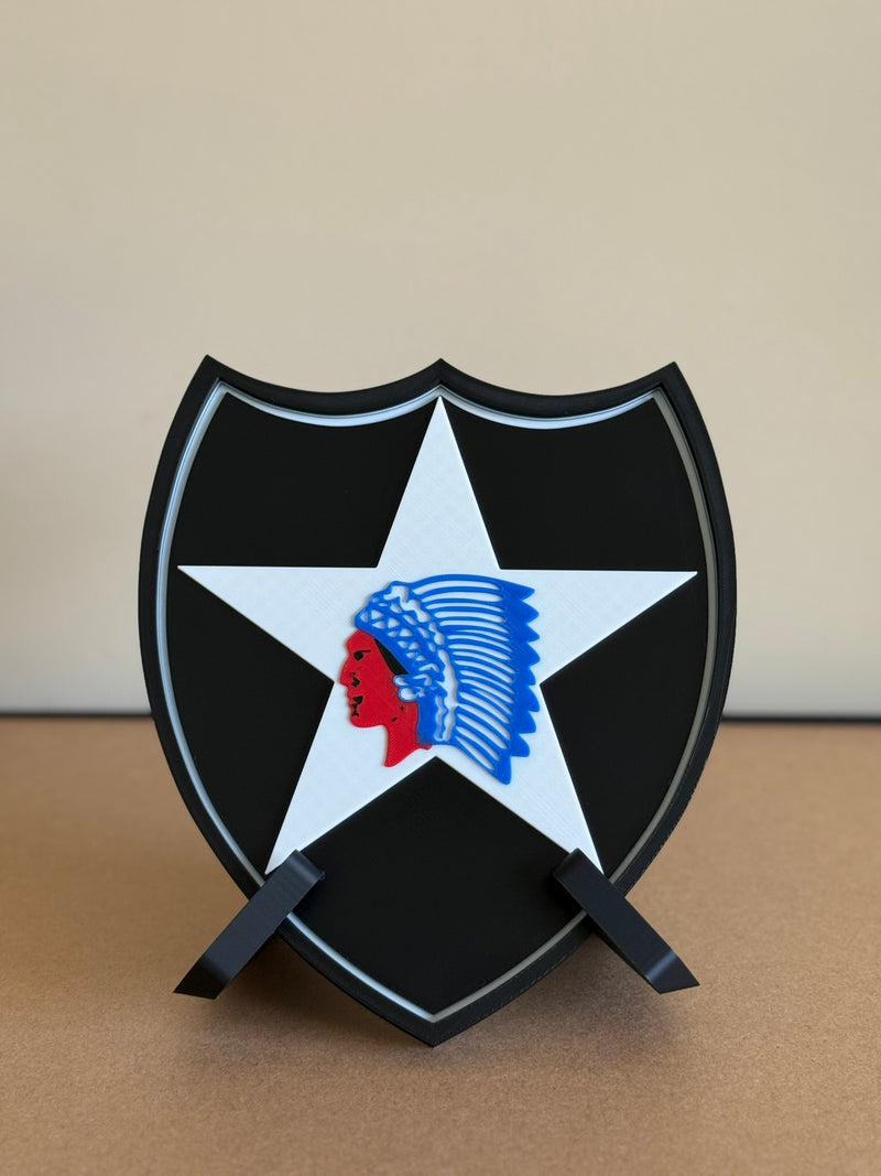 2nd Infantry Division Patch Display